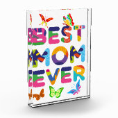 最高の母カラフル フォトブロック (左)