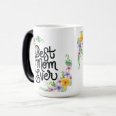 最高の母カラフル モーフィングマグカップ (正面左)