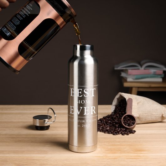 最高の母ギフト ウォーターボトル (コーヒー)