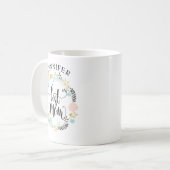 最高の母ハンドレタフローラリース コーヒーマグカップ (正面左)