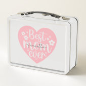 最高の母ハート メタルランチボックス (裏面)