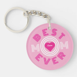 最高の母パーソナライズされた キーホルダー