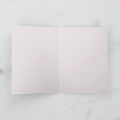 最高の母パーソナライズされた サンキューカード (内部)