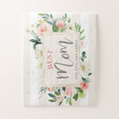 最高の母ピーチフローラ母の日 ジグソーパズル (縦)