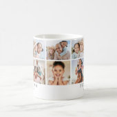 最高の母フォトコラージュ コーヒーマグカップ (中央)