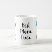 最高の母フローラ コーヒーマグカップ (中央)