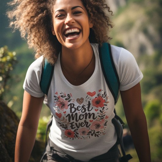 最高の母フローラ Tシャツ