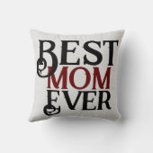 最高の母マママギフトシンプルママ クッション (裏面)