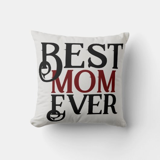 最高の母マママギフトシンプルママ クッション (正面)