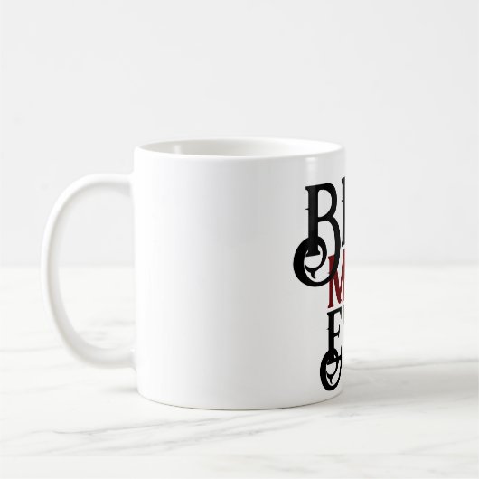 最高の母マママギフトシンプルママ コーヒーマグカップ (左)