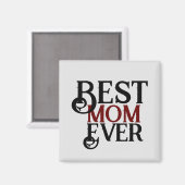 最高の母マママギフトシンプルママ マグネット (正面/裏面)