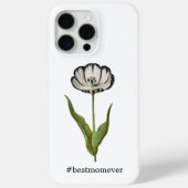 最高の母ヴィンテージチューリップ荷物タグ Case-Mate iPhoneケース (裏面)