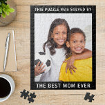 最高の母写真 ジグソーパズル<br><div class="desc">こ与えの家族の写真ジグソーパズルとは母親がおもしろいの贈り物を行った。簡単にあなたの写真を追加し、同じ長さの行に文字をパーソナライズすることができ最高のる"このパズルは今まで母によって解決された"。</div>