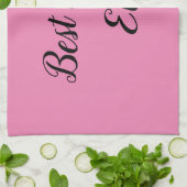 最高の母文字 キッチンタオル (折り畳み)