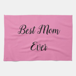 最高の母文字 キッチンタオル