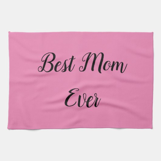 最高の母文字 キッチンタオル (横)