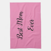 最高の母文字 キッチンタオル (縦)