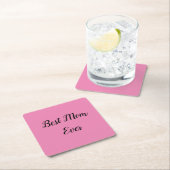 最高の母文字 スクエアペーパーコースター (インサイチュ)