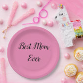 最高の母文字 ペーパープレート (パーティー)