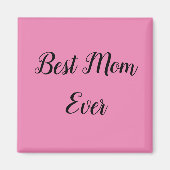 最高の母文字 マグネット (正面)