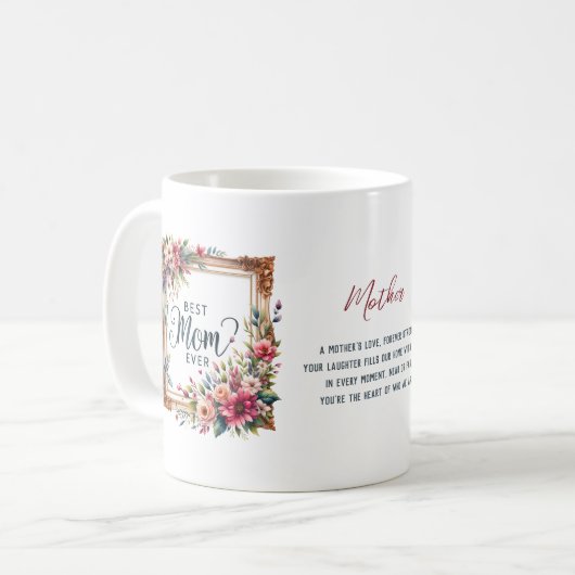 最高の母母のためのコーヒーマグギフトアイディア コーヒーマグカップ (正面左)