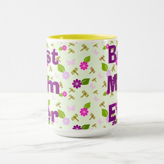 最高の母母のコーヒーマグ母の日のギフトアイディア マグカップ (中央)