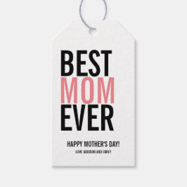 最高の母母の日の贈り物ラベル ギフトタグ