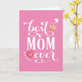 最高の母母の日引用文 | グリーティングカード (黄色い花)