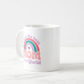 最高の母母の日引用文 コーヒーマグカップ (正面左)