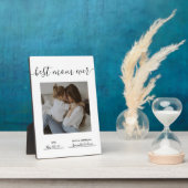 最高の母母の日 フォトプラーク (側面)