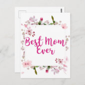 最高の母母の日 ポストカード (正面/裏面)