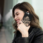 最高の母母エバーブラック金ゴールド名前をカスタムする母の日 Case-Mate iPhoneケース