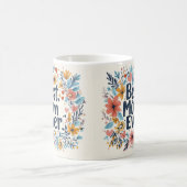 最高の母母フローラ母の日コーヒーマグ3 コーヒーマグカップ (中央)