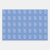 最高の母母ラッピング紙 ラッピングペーパーシート (正面)