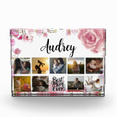 最高の母母Ever Mother Photo Collage Keepsake フォトブロック (正面)