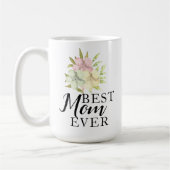 最高の母水の色のフローラコーヒーマグ コーヒーマグカップ (左)