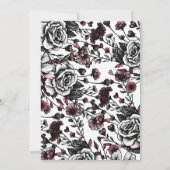 最高の母生花バダスマザーデイ 招待状 (裏面)