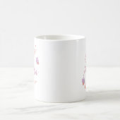 最高の母蝶々スクリプトアート コーヒーマグカップ (中央)