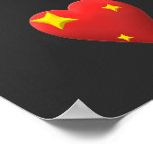 最高の母誕生日デザイン ポスター (角)