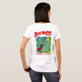最高の母賞クリスマスプレゼント Tシャツ (裏面フル)