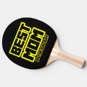最高の母銀河系モダンタイポグラフィ 卓球ラケット (横)