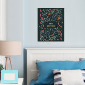 最高の母魔法のヴィンテージガーデンマザーズデイ 箔ポスター (インサイチュ (寝室))