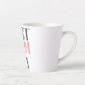 最高の母 |かわいい1フォトハッピーマザーズの日 カフェラテマグ (右)