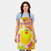 最高の母！ エプロン (着用した状態)