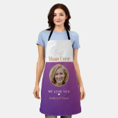 最高の母 エプロン (着用した状態)