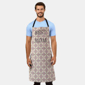 最高の母 エプロン (着用した状態)