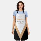 最高の母 エプロン (着用した状態)