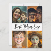 最高の母 | カスタム母の日 カード (正面)