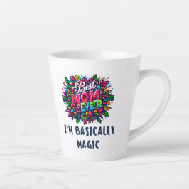 最高の母 カフェラテマグ