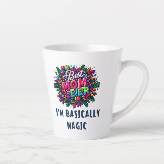 最高の母 カフェラテマグ (右)